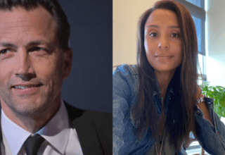 Andrew Shue and Marilee Fiebig